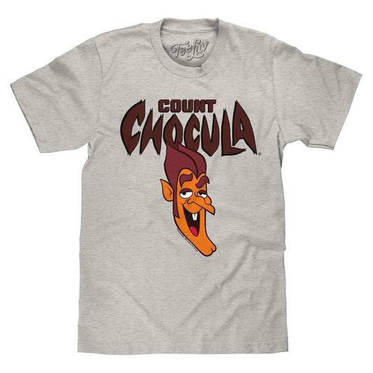 Retro Count Chocula Monster Cereal Mascot T-Shirt - Oat Heather Hoodie, Sweatshirt | InkThreadWorks.com