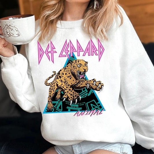 Retro Def Leppard shirt, vintage rock band sweatshirt, rock festival sweatshirt Hoodie | InkThreadWorks.com