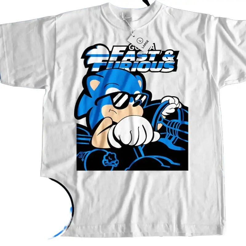 Retro Fast Hero Unisex T-shirt - Arcade Style Apparel, 90s Video Game Legend, Japanese Speedster Clothing, Fast-Paced Action Vibes, Classic