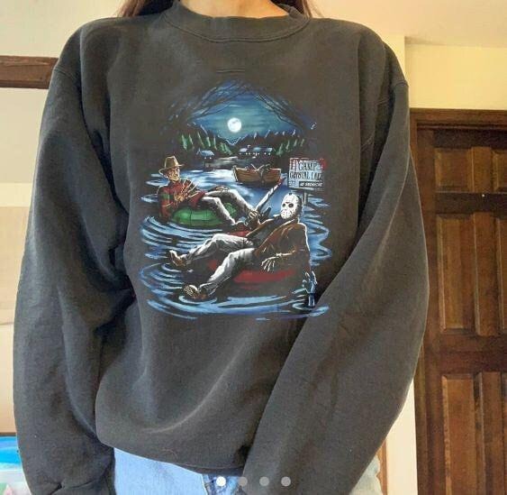 Retro Halloween Horror Movie Sweatshirt, Scream Sweatshirt, Horror Movies Characters Shirt, Halloween Sweatshirt