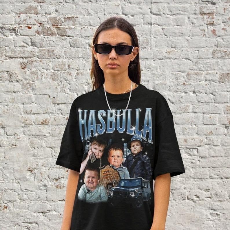 Retro Hasbulla Magomedov , Funny Trend , Valentines Gift For Her Him, Mothers Day Present Vintage Bootleg Y2k 90s Fans...