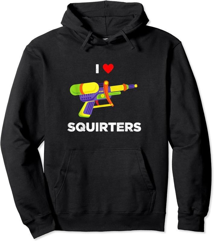 Retro I Heart Squirters I Love Squirters Hoodie | Unisex Hooded Sweatshirt T-Shirts | InkThreadWorks.com