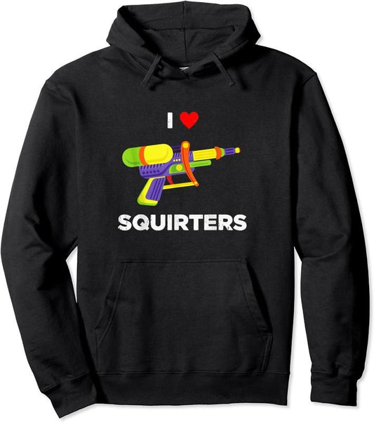 Retro I Heart Squirters I Love Squirters Hoodie | Unisex Hooded Sweatshirt T-Shirts | InkThreadWorks.com