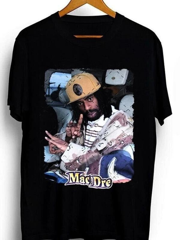 Retro Mac Dre Thizz Nation Shirt Short Sleeve Black Unisex Size S-5XL Hoodie, Sweatshirt | InkThreadWorks.com