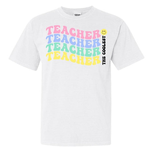 'Retro Teacher' T-Shirt - Choose your Grade or Subject!
