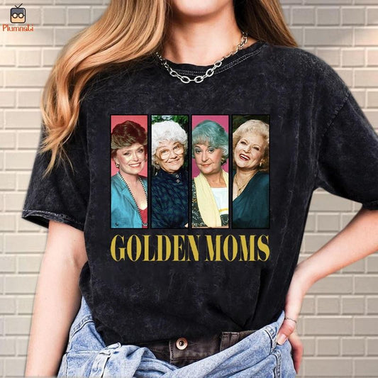 Retro The Golden Mom Golden Girls Shirt, Mothers Day Shirt, The Golden Girls Shirt, 80s TV Sitcom Shirt, Blanche...