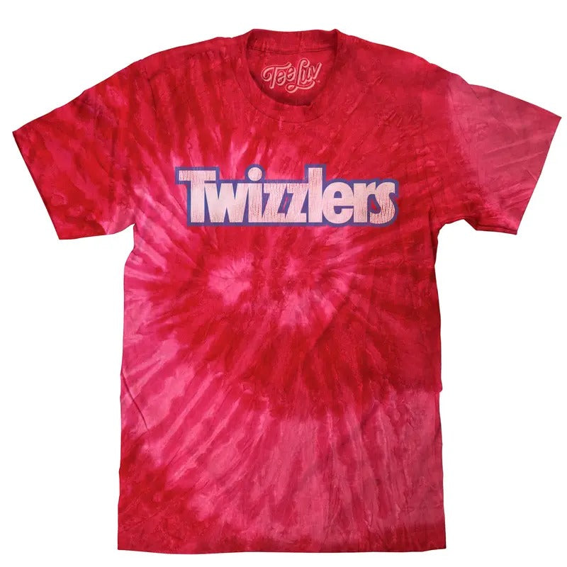 Retro Twizzlers Tie Dye T-Shirt - Red Spider Tie Dye Hoodie, Sweatshirt | InkThreadWorks.com