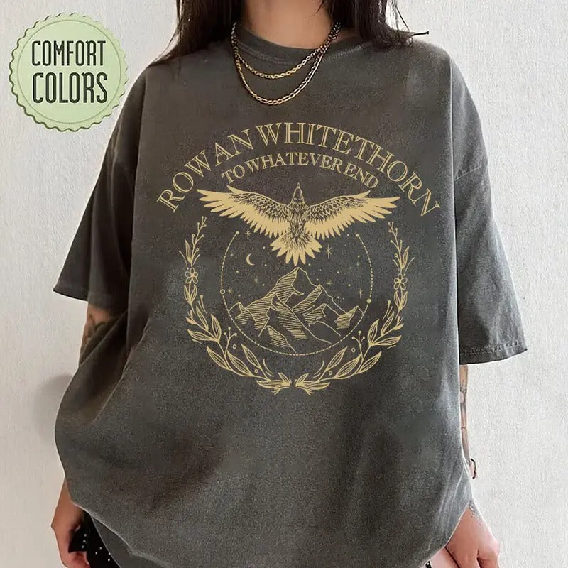 Retro Whitethorn Vintage Tee, Throne of Glass Merch, Throne of Glass Shirt, Rowan Whitethorn, Bookish Merch, Rowan and...