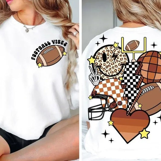 Retro football Shirt, football Shirt, Football Mama, football design, football vibes, retro game day football Shirt, shirt trend 2025