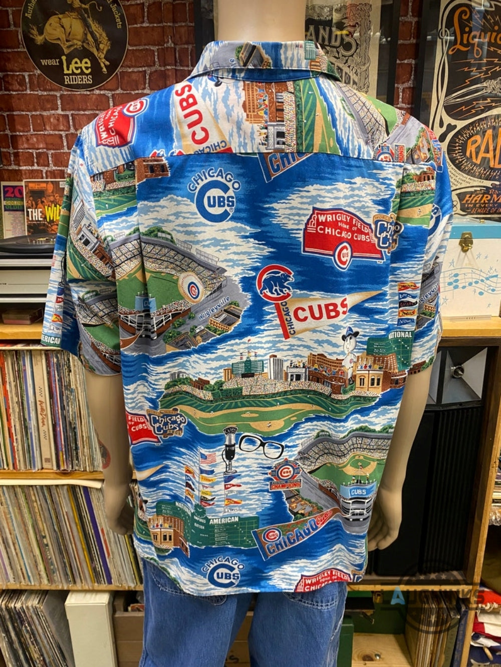 Reyn Spooner Chicago Cubs Hawaiian Shirt Traditional Wrigley Legacy Replica