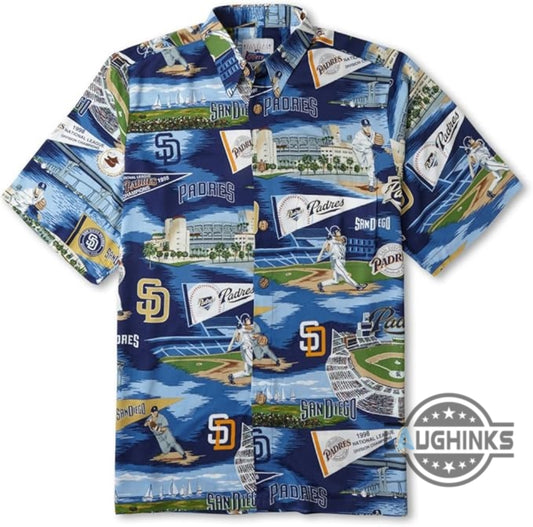 Reyn Spooner San Diego Padres 2017 Hawaiian Shirt Replica NEW