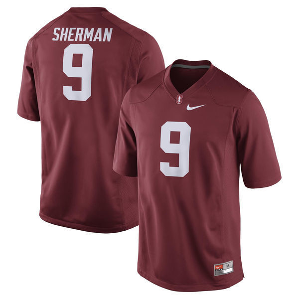 Richard Sherman 9 Burgundy