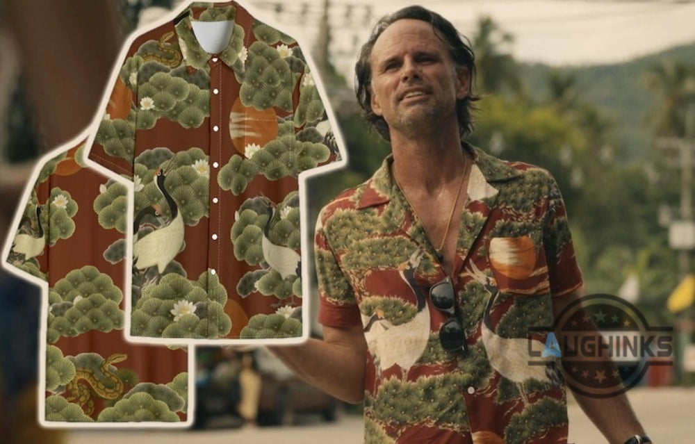 Rick Hatchett Rayon Hawaiian Shirt In The White Lotus