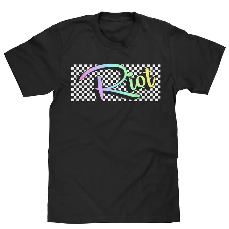 Riot T-Shirt - Black Hoodie, Sweatshirt | InkThreadWorks.com