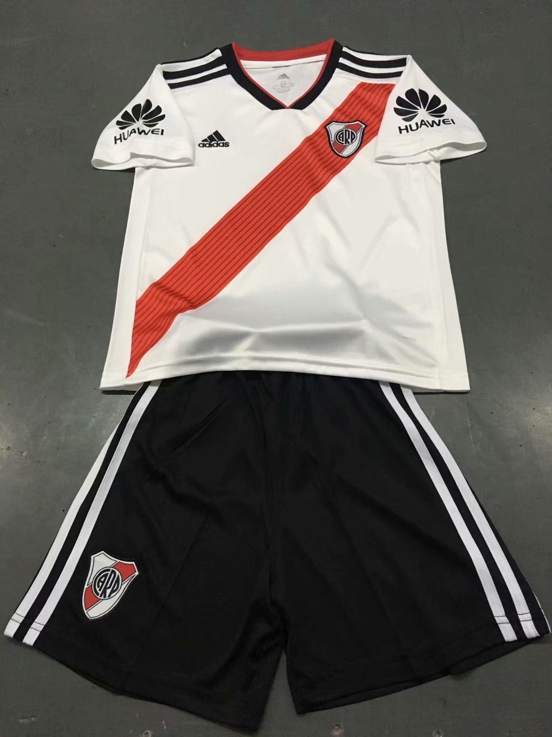 River Plate home red and white kidssoccer 18 19