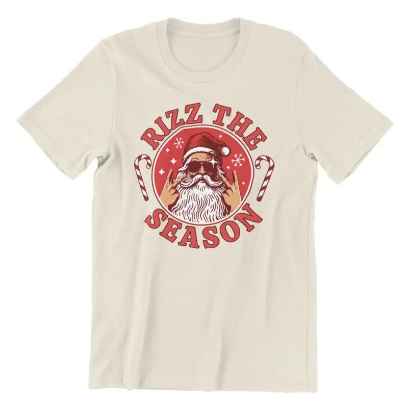 Rizz the Season Shirt, Merry Rizzmas Shirt, W Rizz Christmas shirt, Rizzler Santa Claus Shirt Hoodie, Sweatshirt