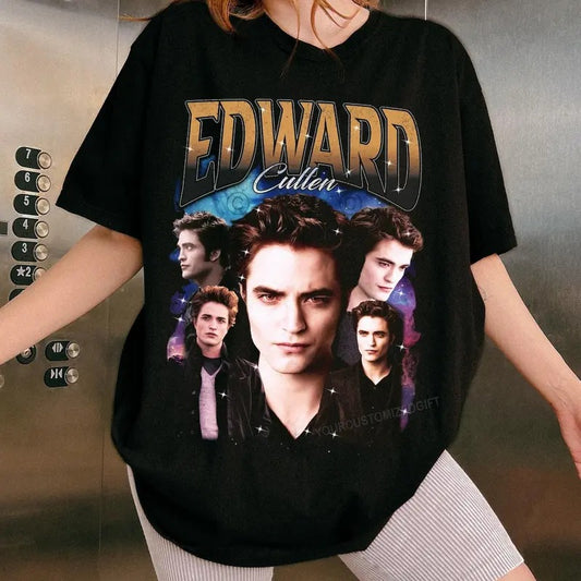 Robert Pattinson t-shirt, Edward Cullen bootleg rap tee, Edward Cullen unisex t-shirt, Robert Pattinson shirt Streetwear...