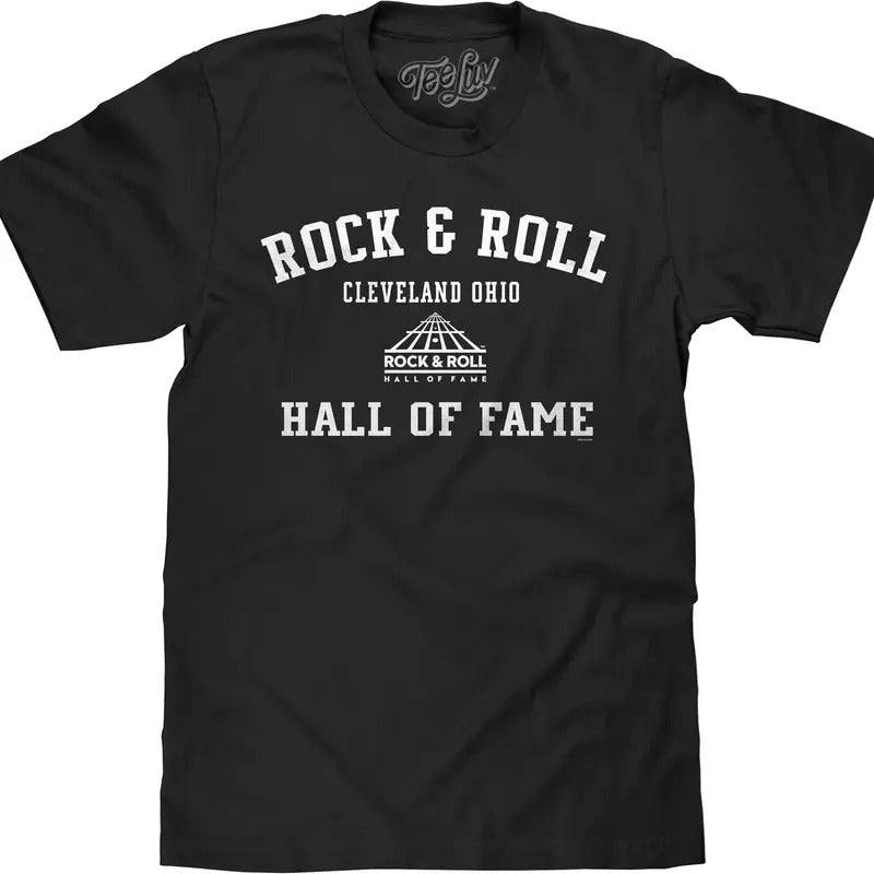 Rock and Roll Hall of Fame T-Shirt - Black Hoodie, Sweatshirt | InkThreadWorks.com