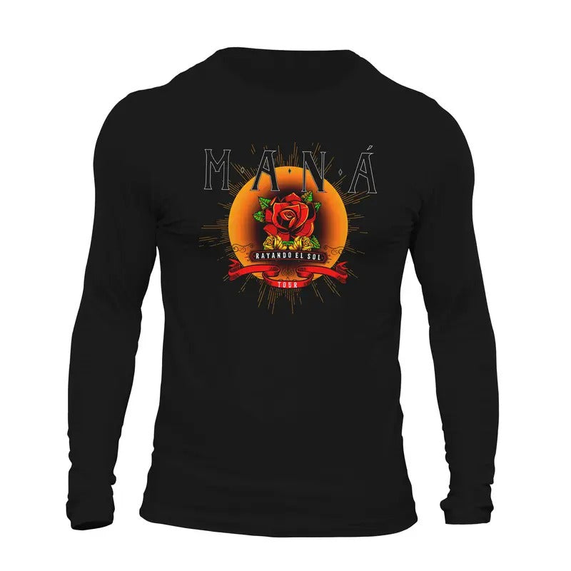 Rock en Español: MANA 2019 Men's Long Sleeve T-Shirt Playera Hoodie, Sweatshirt | InkThreadWorks.com