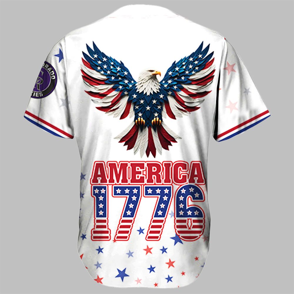 2025 Rockies Independence Day America 1776 Jersey - Grishko.com