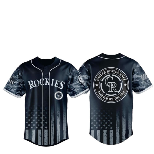 Rockies US Navy Military Jersey 2025 - Grishko.com