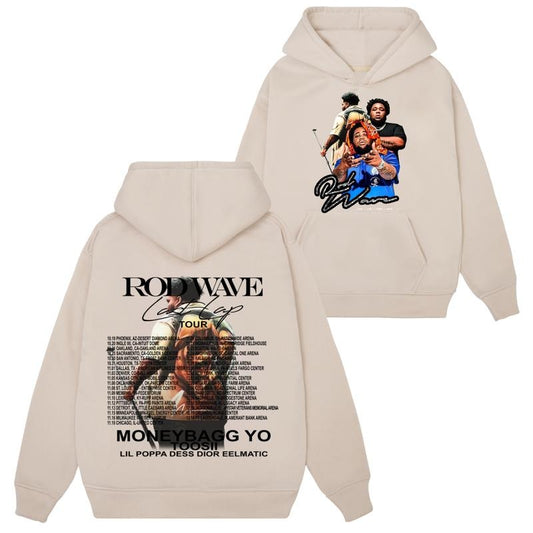 Rod Wave Last Lap Tour Sweatshirt Hoodie Tshirt, 2 Sides Rapper T-Shirt Sweatshirt Hoodie, Shirt for Fan, Unisex Cotton Graphic Tee