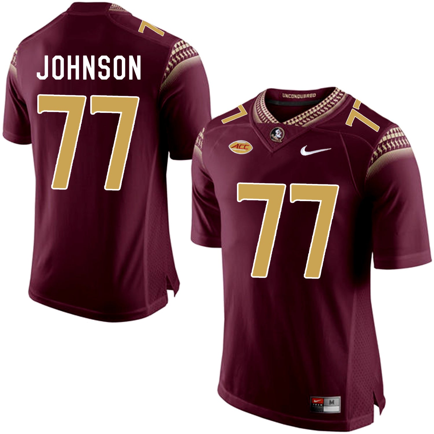 Roderick Johnson 77 Burgundy