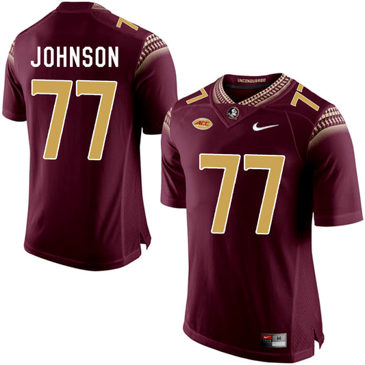 Roderick Johnson 77 Burgundy