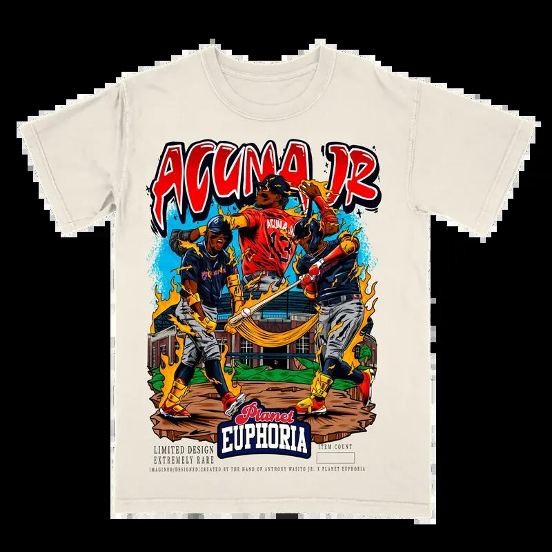 Ronald Acuña Jr. V2 Tee - Gift For Fan - Men's Casual T-shirt - Menswear Hoodie, Sweatshirt | InkThreadWorks.com