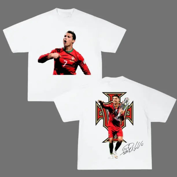 Ronaldo National Icons T-Shirt, Ronaldo 2-Sided Vintage Tee, Unisex Soccer Shirt, Sport Graphic Tees, Menswear Womenswear Streetwear