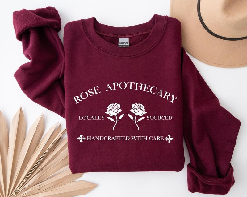 Rose Apothecary Sweatshirt, Schitts Creek Shirt, Rosebud Motel shirt, Moira Rose Sweatshirt, David Rose Sweatshirt,...