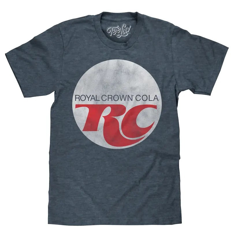 Royal Crown Cola Logo T-Shirt - Indigo Hoodie, Sweatshirt | InkThreadWorks.com