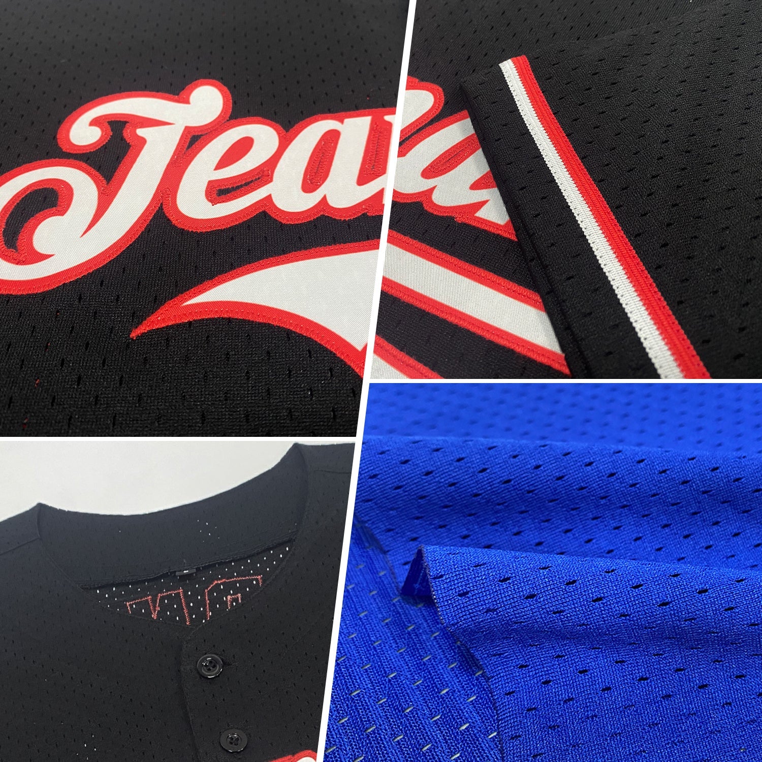 Custom Royal Yellow Mesh Authentic Throwback Baseball Jersey