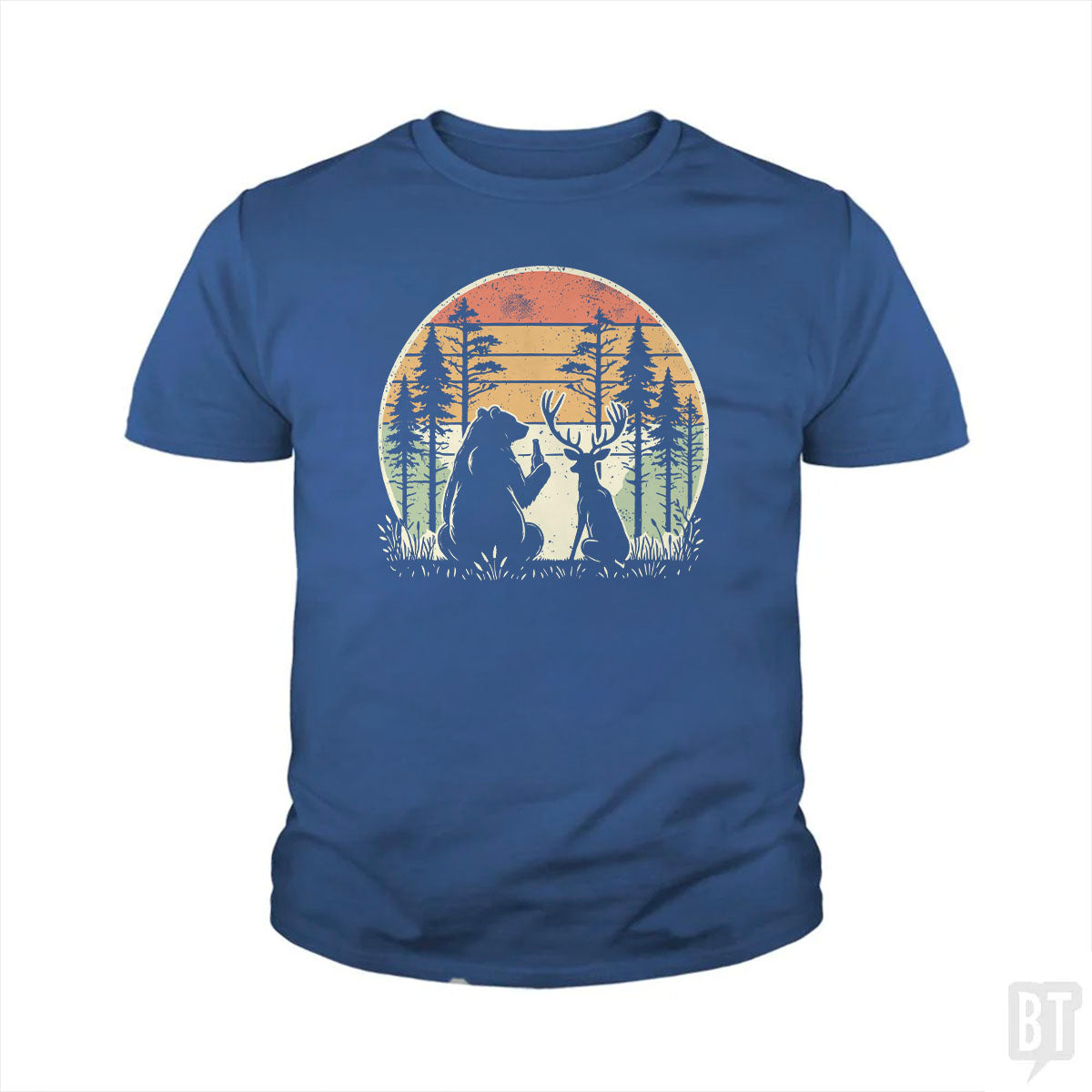 Bear And Deer Share A Beer Kids Shirt