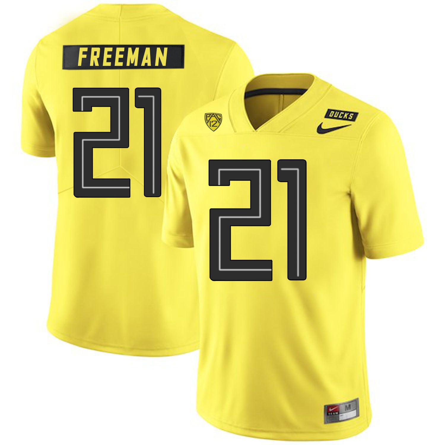 Royce Freeman 21 Yellow