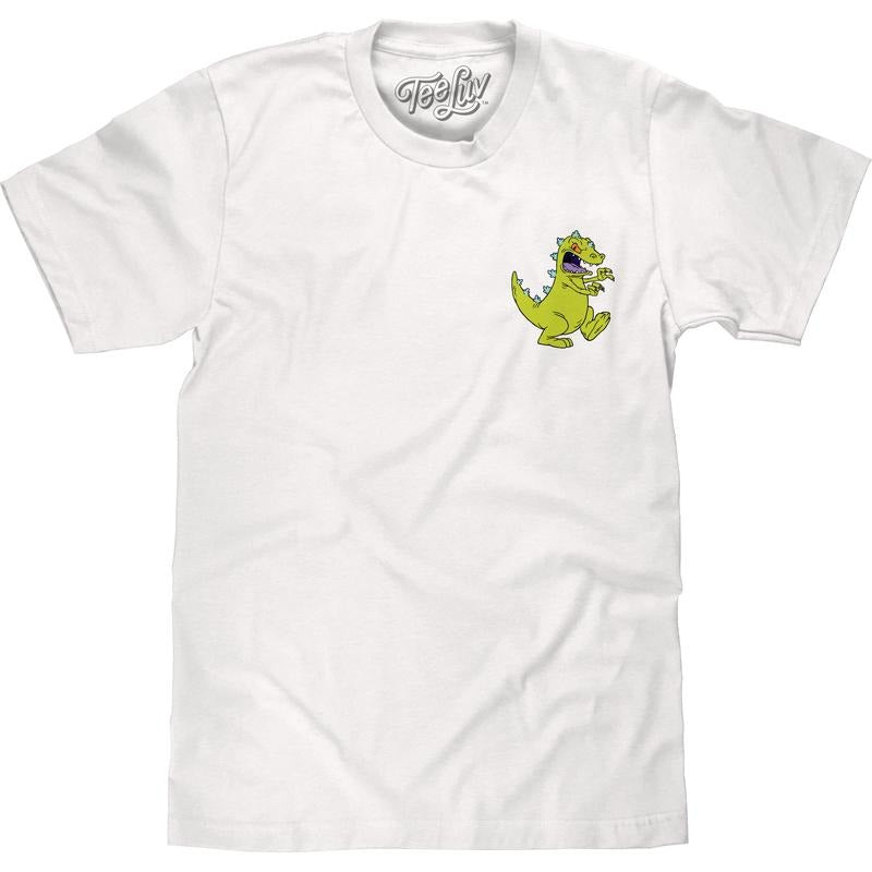 Rugrats Reptar Front and Back Print T-Shirt - White Hoodie, Sweatshirt | InkThreadWorks.com