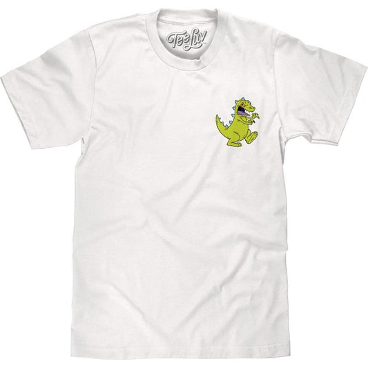 Rugrats Reptar Front and Back Print T-Shirt - White Hoodie, Sweatshirt | InkThreadWorks.com