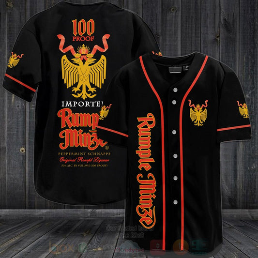 FASHION Rumple Minze Baseball Jerseys Botton Shirt