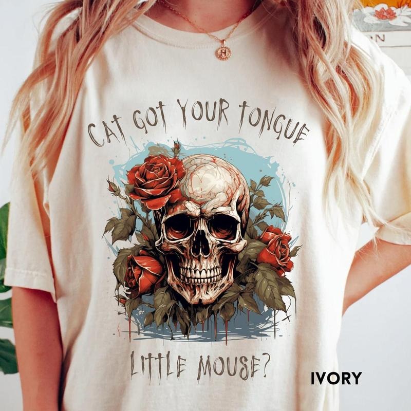 Run Little Mouse Tee Shirt, Haunting Adeline Shirt, Dark Romance Merch, Smut Reader Tee, Book Lover Gift, Cool Colors,...