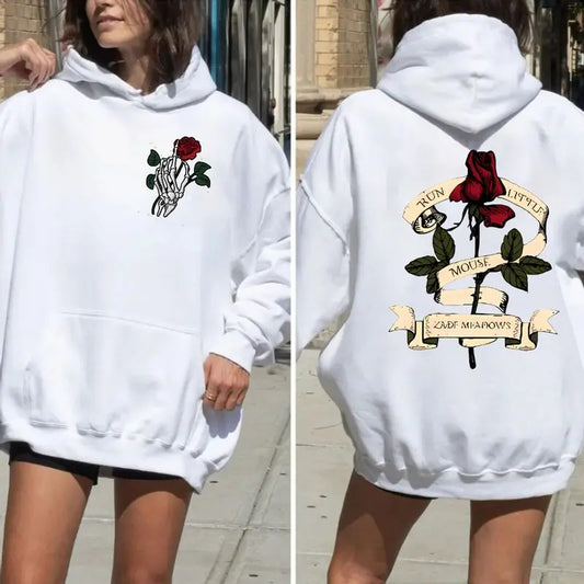 Run Little Mouse Women's Hoodie, Book Lovers T Shirt,Zade Meadows Haunting Adeline Hoodie, Zade Meadows Sweatshirt, Gift...