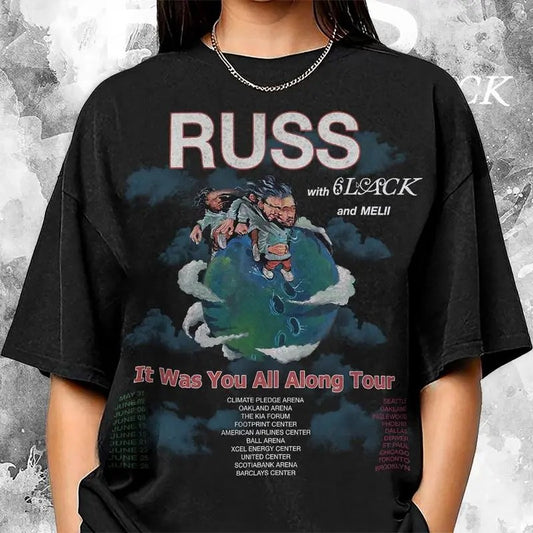 Russ It Was You All Along Tour 2024 Tour Shirt