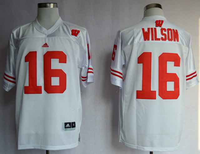 Russell Wilson 16 White