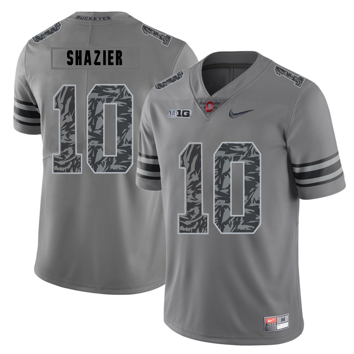 Ryan Shazier 10 Pattern Dark Gray