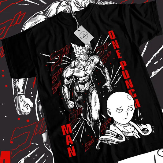 SAITAMA One Punch Man T-Shirt S-4XL Anime Manga Gifts Black Short Sleeve Tshirt S-4XL