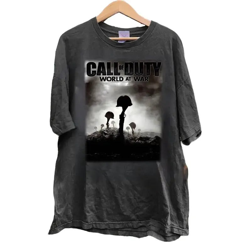 SALE Mens Call Of Duty World At War Promo T-Shirt Cotton Menswear Top Decoration Hoodie, Sweatshirt | InkThreadWorks.com