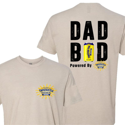 [SALE UP TO 45%] DAD BOD Tee, DAD BOD Powered By Twisted Tea Shirt Father's Day Gifts, Mother's Day Gifts Shirt Cotton...
