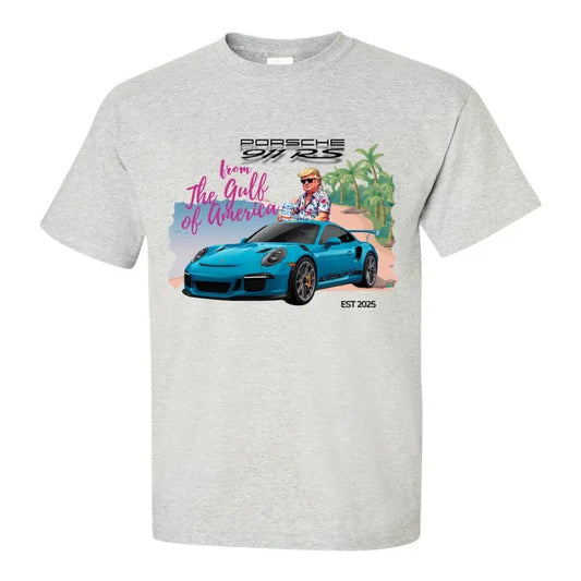 [SALE UP TO 45%] P0rsche 911 RS from the Gulf of America est 2025 Tee, Trending P0rsche Racing Car Trum at Gulf of America Shirt, Gift for Dad, Mom