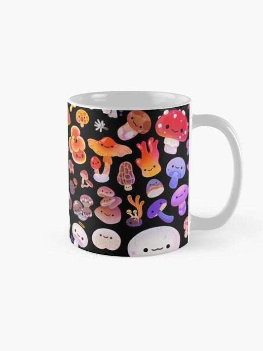 [SALE UP TO 50%] Mushroom Coffee Mug 11oz-15oz, Funny Coffee Mug, Printed in the USA, Handy for Coffee and Tea - Reusable