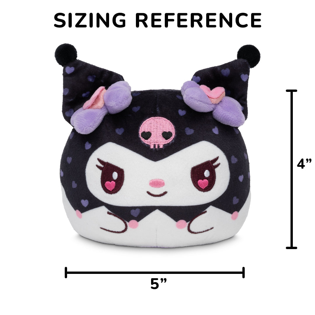 Valentine Present Kuromi 4" Reversible Plushie