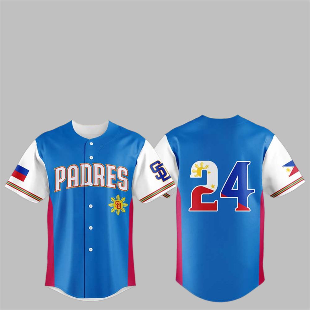 SD Padres Celebrating Filipino Heritage Night Jersey 2025 - Grishko.com